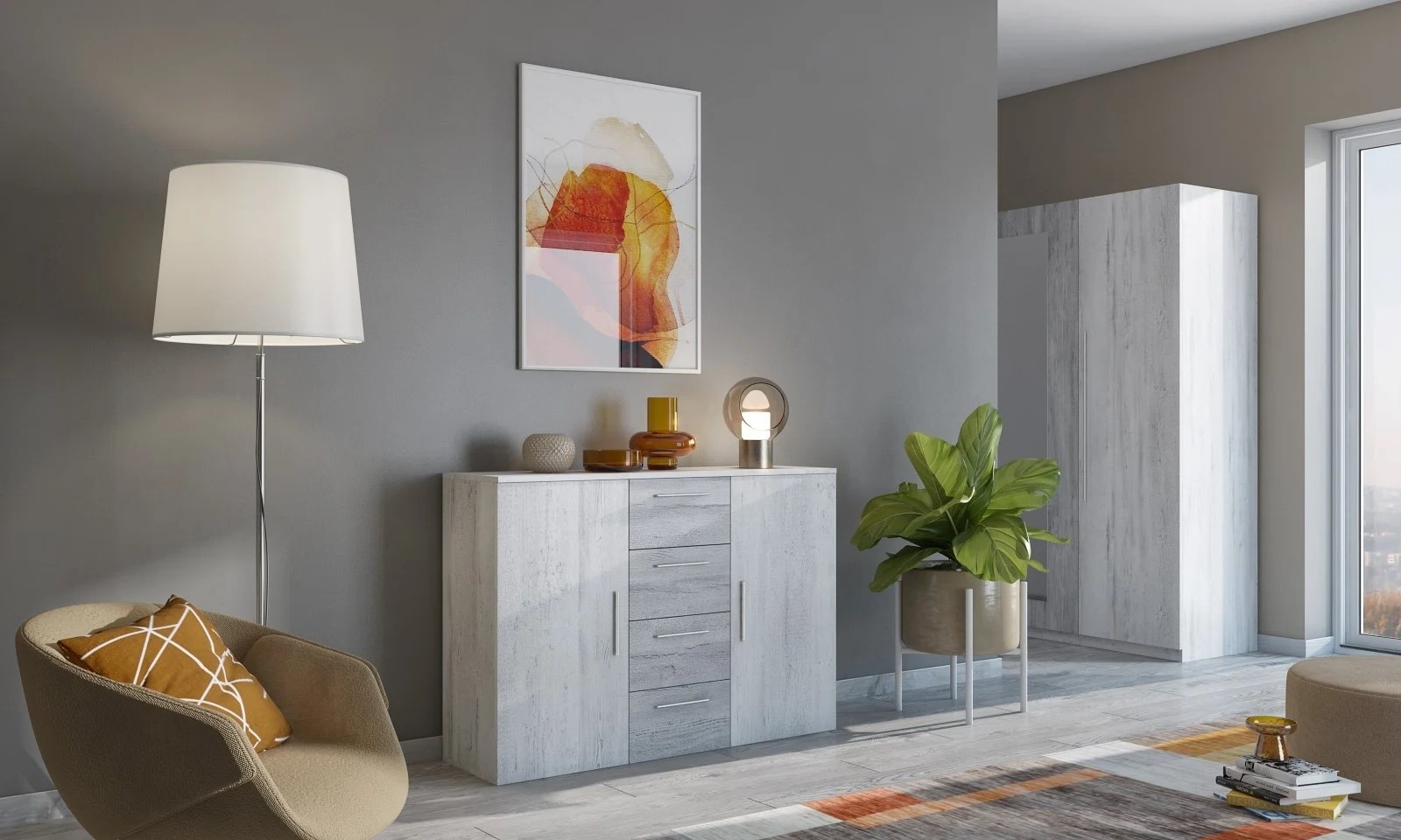 Dressoir Verona - Wit