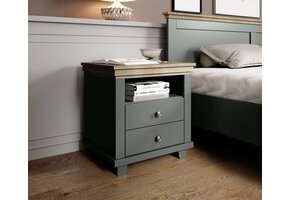 Nachtkastje met Lades Elvas - Donkergroen
