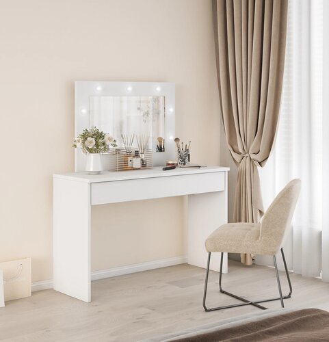 Kaptafel Evora - Wit incl. Verlichting