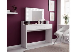 Kaptafel Ariana - Wit incl. Verlichting