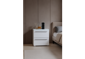 Nachtkastje met Lades Nîmes - Wit