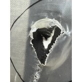 2dekans Opberg Boxspring Bloss 180 x 200 Grijs - Schade afdekdoek binnenzijde [niet zichtbare zijde]