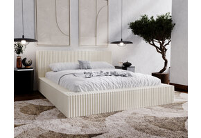 Opberg Bed Tino met Ribstof
