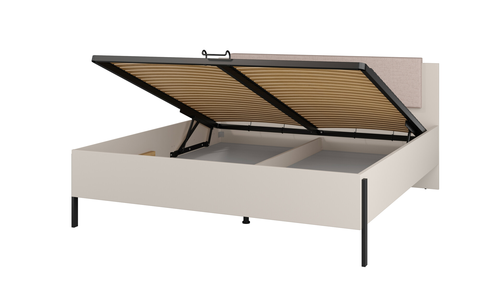 Houten Opbergbed Jura - Taupe