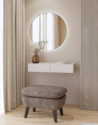 Wandkaptafel Jura - Taupe