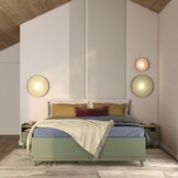 Houten Opbergbed Skagen - Groen