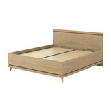 Houten Bed met Opbergruimte Skagen - Eiken