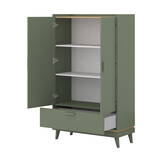 Linnenkast Skagen - Groen - 2-Deurs met Lade