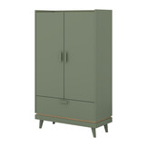Linnenkast Skagen - Groen - 2-Deurs met Lade