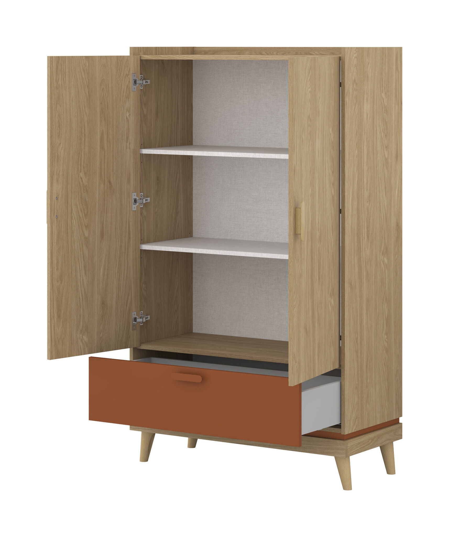 Linnenkast Skagen - Eiken - 2-Deurs met Lade