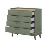 Ladekast Skagen - Groen - 4 Lades