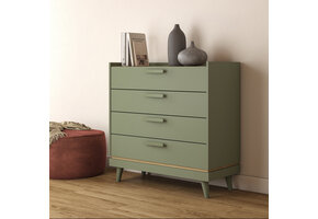 Ladekast Skagen - Groen - 4 Lades