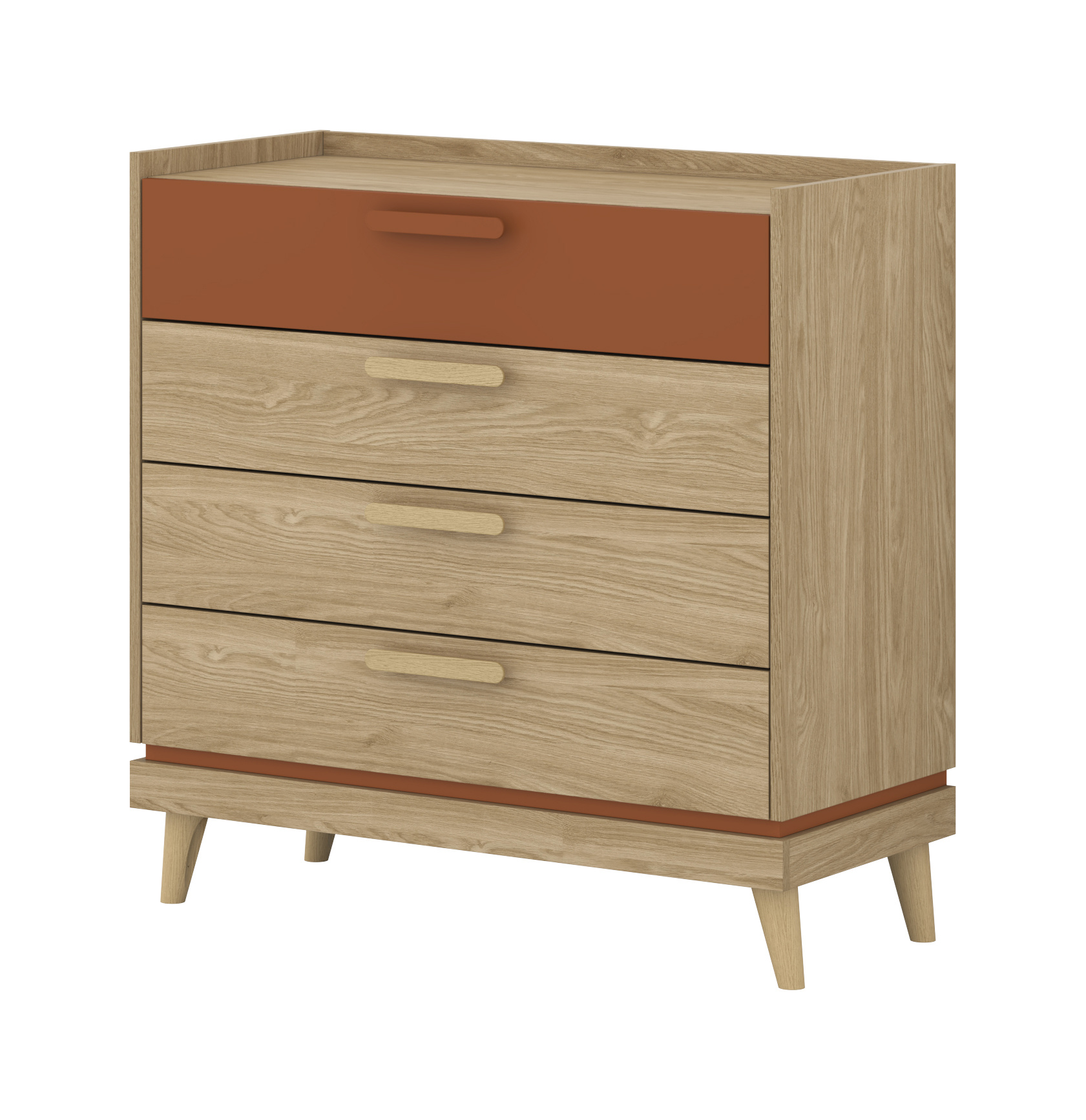Ladekast Skagen - Eiken - 4 Lades