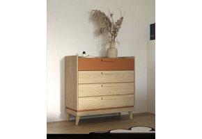 Ladekast Skagen - Eiken - 4 Lades