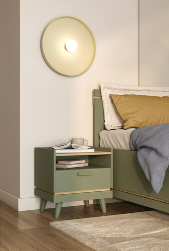 Nachtkastje met Lade Skagen - Groen