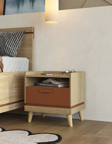 Nachtkastje met Lade Skagen - Eiken