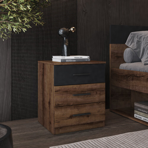 Nachtkastje met Lades Bern - Walnoot