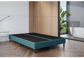 2dekans Boxspring boxen 160 x 200 Ijsblauw - Lichte schade op de hoeken (Zonder Matrassen)