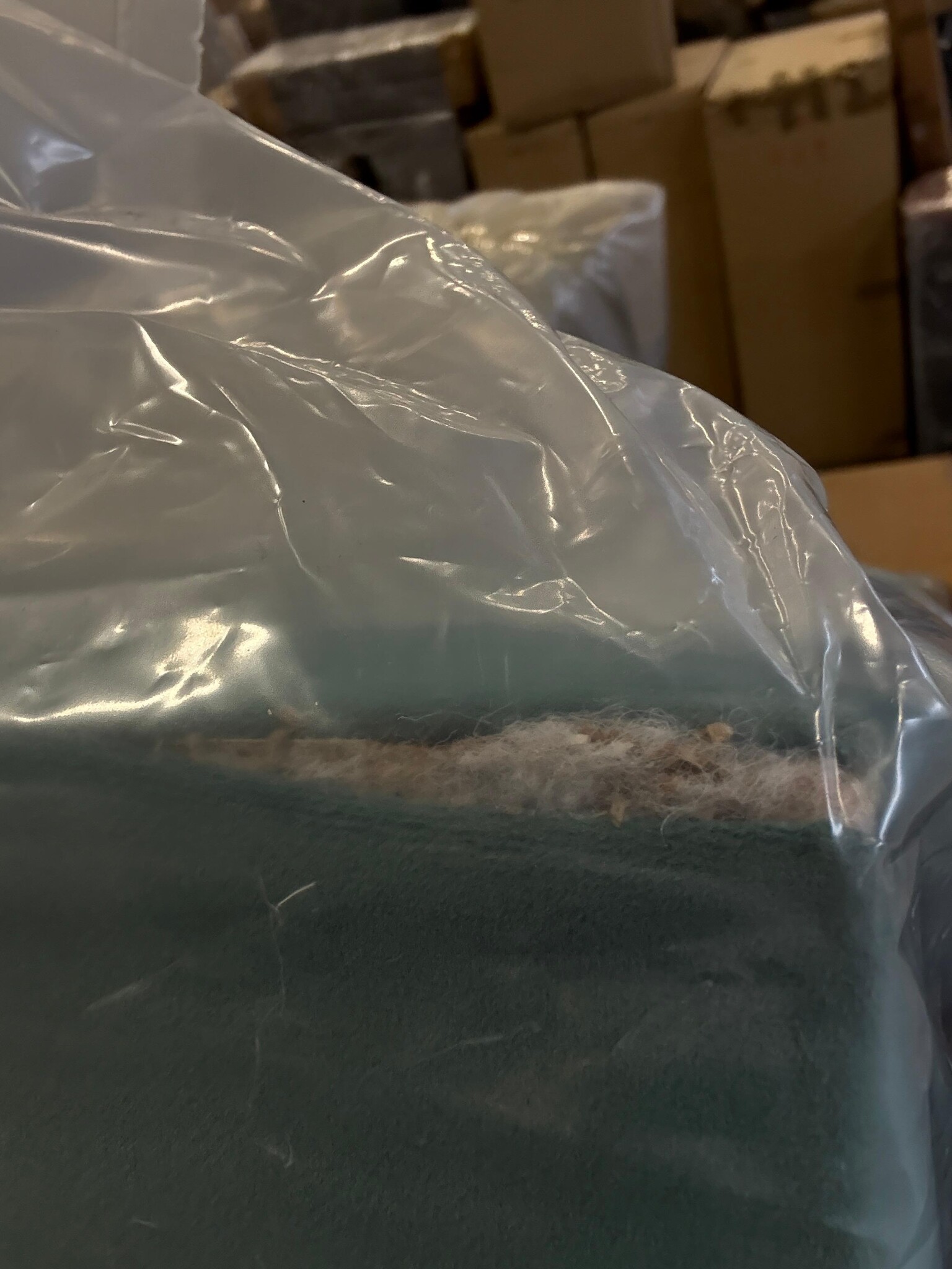 2dekans Boxspring boxen 160 x 200 Ijsblauw - Lichte schade op de hoeken (Zonder Matrassen)