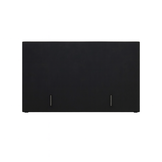OP=OP Hoofdbord Basic Suede Zwart 180 x 100