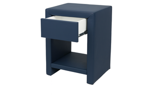 ACTIEDEAL Hocker met 1 lade Skaileer Denim