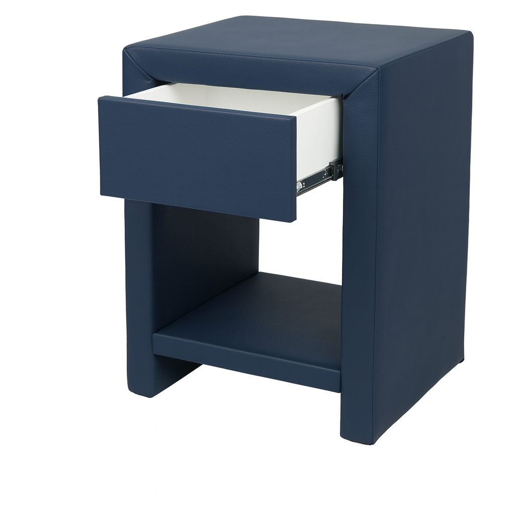 ACTIE Hocker met 1 lade - Skaileer Denim