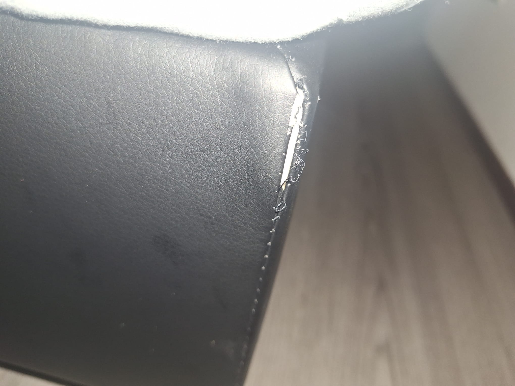 2dekans Boxspring Box 70 x 200 Skai Zwart [stofschade op hoeken]