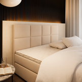 OP=OP Hoofdbord Levi Beige 140 x 100