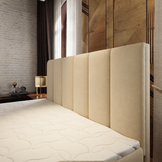 OP=OP Hoofdbord Monza Beige 140 x 100