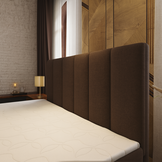 OP=OP Hoofdbord Monza 140 x 100 Velvet Bruin