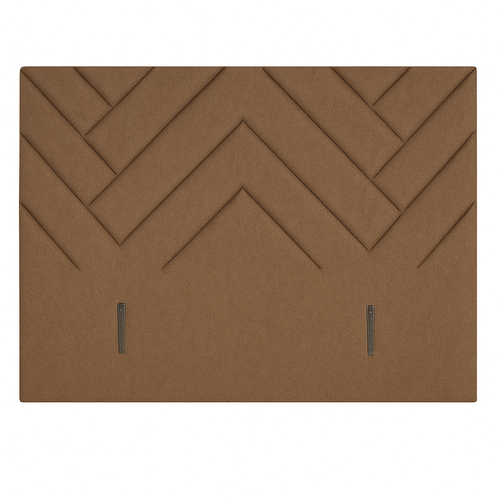 OP=OP Hoofdbord Chevron 160 x 100 Velvet Beige