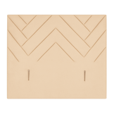 OP=OP Hoofdbord Chevron 180 x 130 Lichtbeige