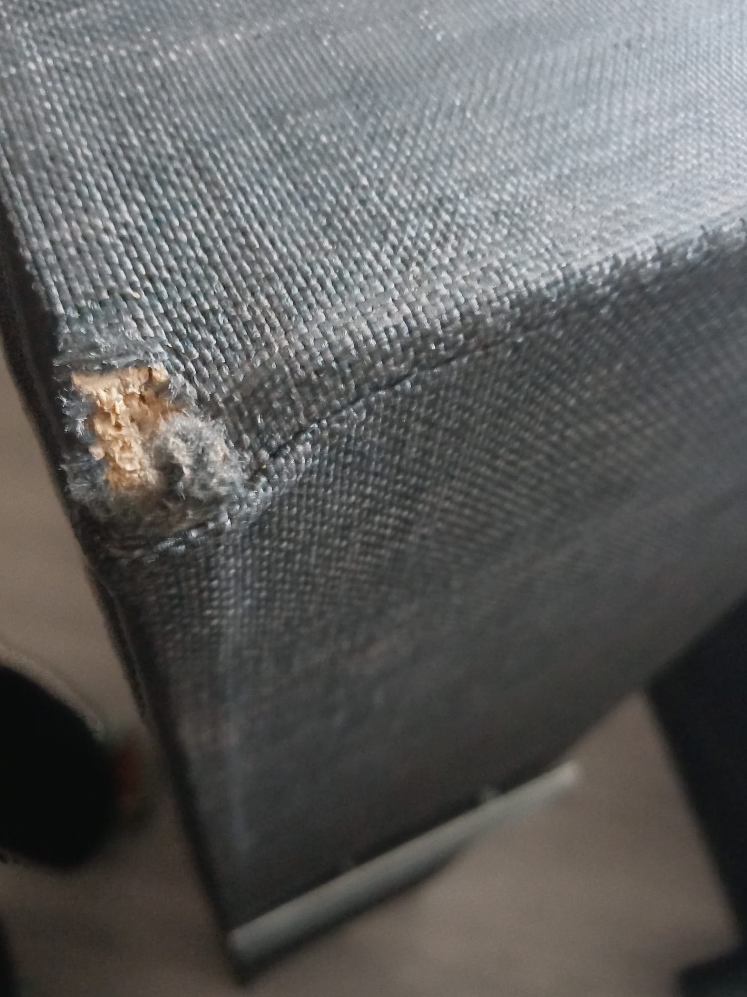 2dekans Vaste Boxspring Box Zonder Matras 90 x 200 Antraciet - Stofschade + Niet in originele verpakking