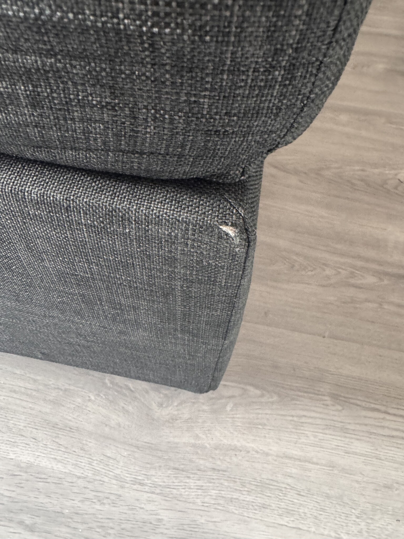 2dekans Vaste Boxspring Box Zonder Matras 90 x 200 Antraciet - Stofschade + Niet in originele verpakking