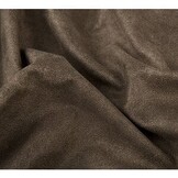 OP=OP Boxspring Bombeer Zonder Matras 180 x 200 Suede Taupe - Verhoogde boxen  - incl 2x Hocker