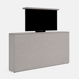 2dekans Voetbord met TV-lift 180 x 87 Kiezelgrijs (Stofschade + Niet in originele verpakking)