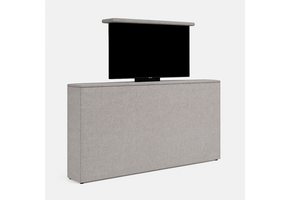 2dekans Voetbord met TV-lift 180 x 87 Kiezelgrijs (Stofschade + Niet in originele verpakking)