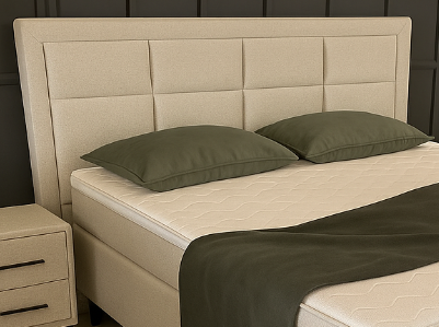 OP=OP Hoofdbord Onyx 220 x 130 Lichtbeige