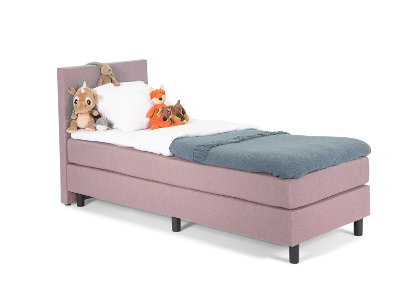 OP=OP Boxspring Basic 80 x 200 Roze - incl. 300m2 pocketvering