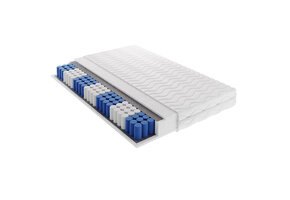 2dekans Pocketvering Polyether matras 18 cm -  Zwart - 120 x 200 - Groot medium - tot 120kg