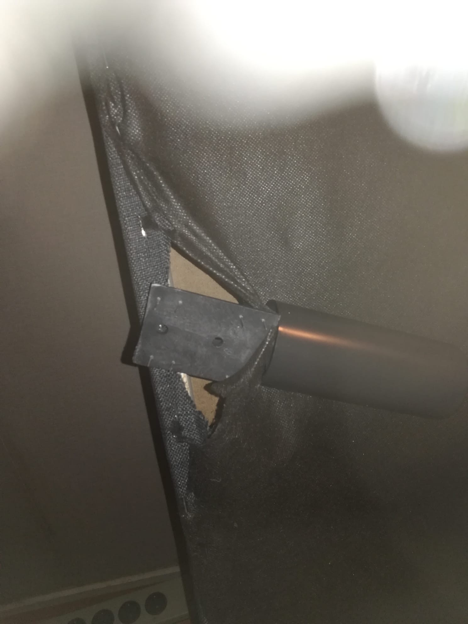 2dekans Boxspring Basic 140 x 200 Antraciet - Schade onderkant - Niet in originele verpakking