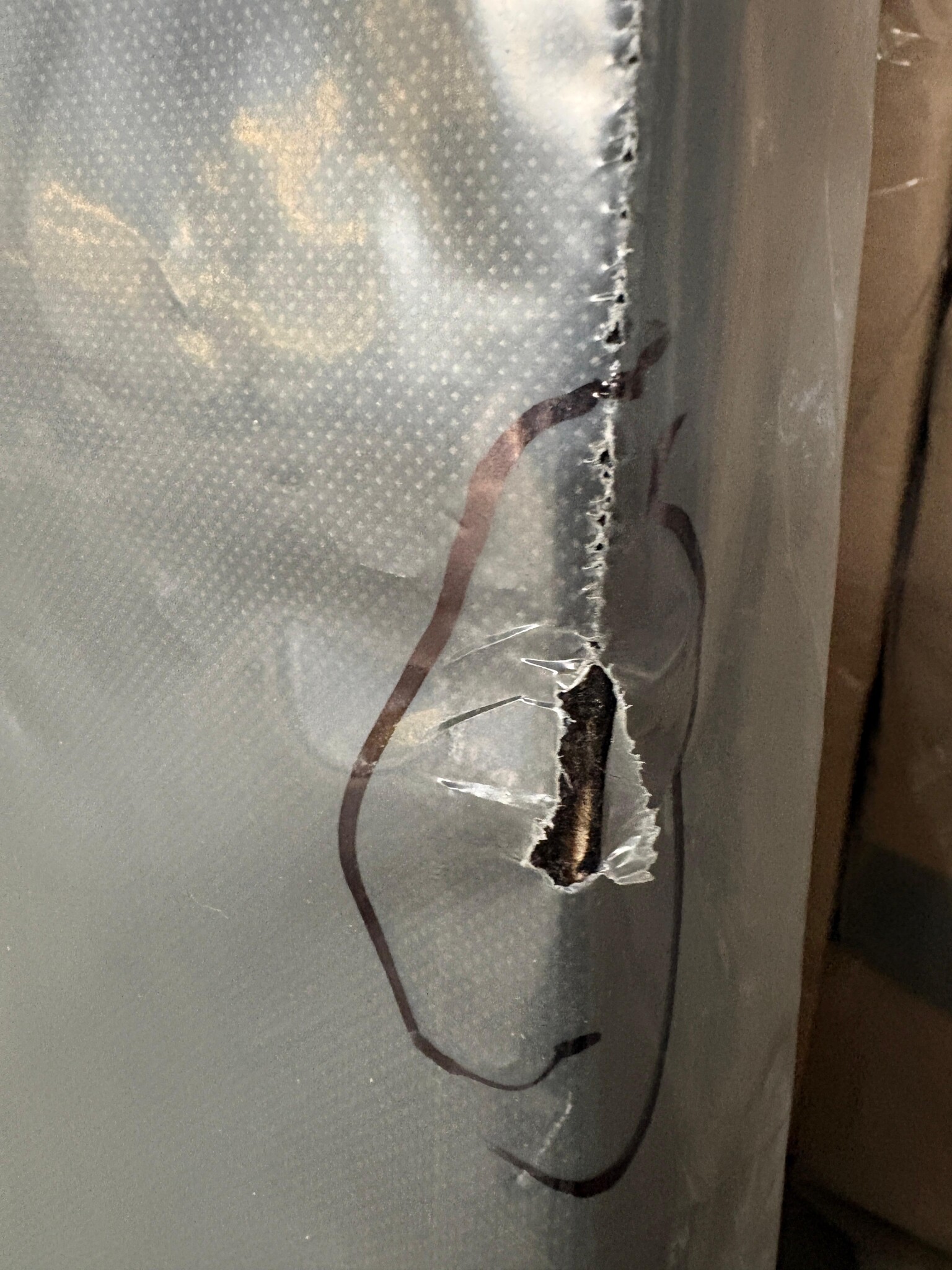 2dekans Hoofdbord Basic 140 x 100 Beige - Stofschade Achterkant - Niet in originele verpakking