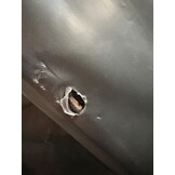 2dekans Hoofdbord Basic 180 x 100 - Skaileer Zwart - Stofschade Achterkant