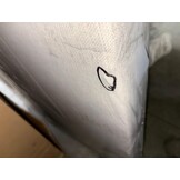 2dekans Hoofdbord Basic 140 x 100 Beige - Productiefout uitstekels zichtzijde