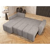 2dekans Slaapbank met opbergruimte Max | Zwart - L-Hoekbank - Links (Niet in originele verpakking)