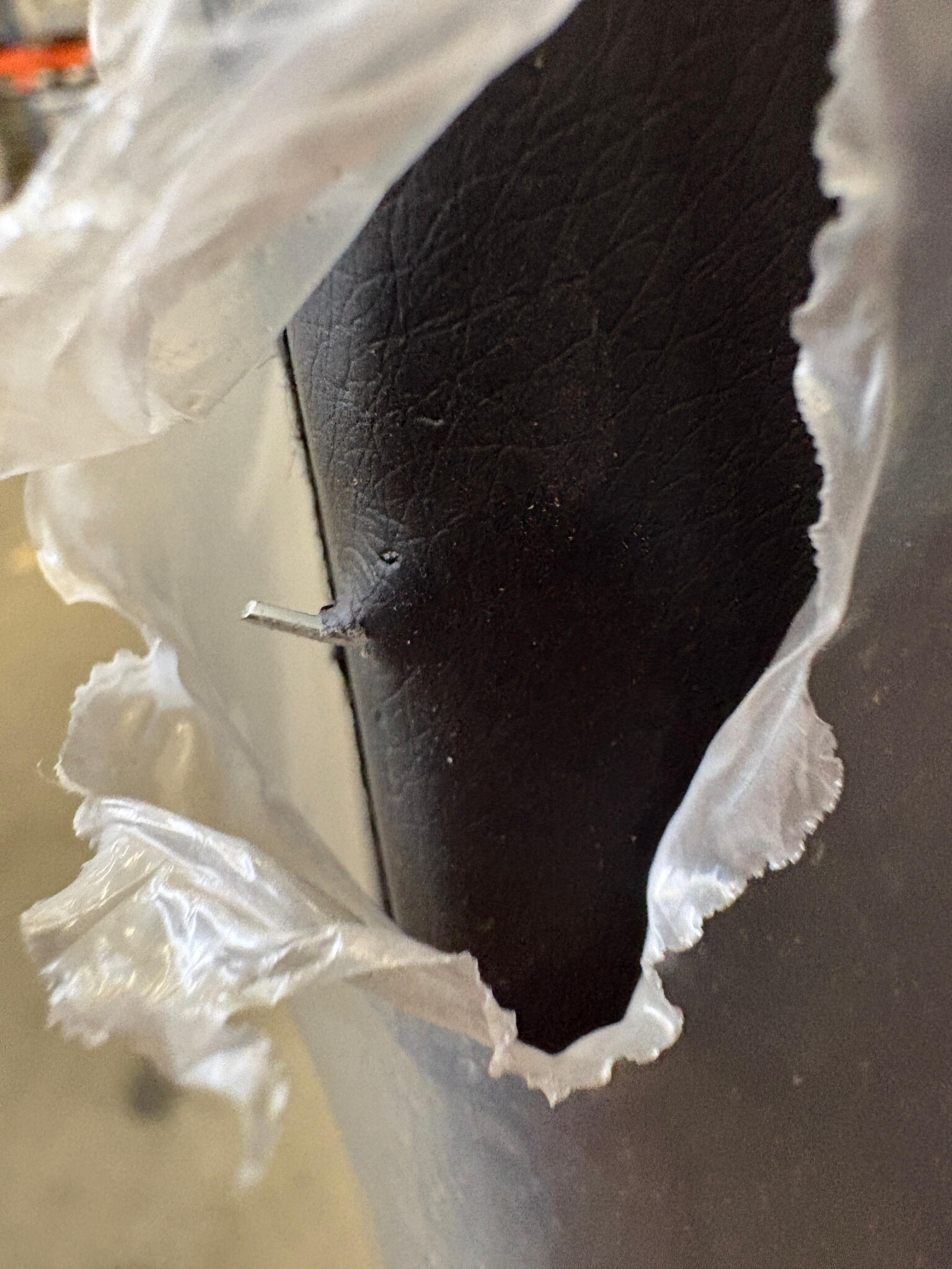 2dekans Hoofdbord Basic 160 x 100 - Skaileer Zwart - Nietje steekt uit zijkant