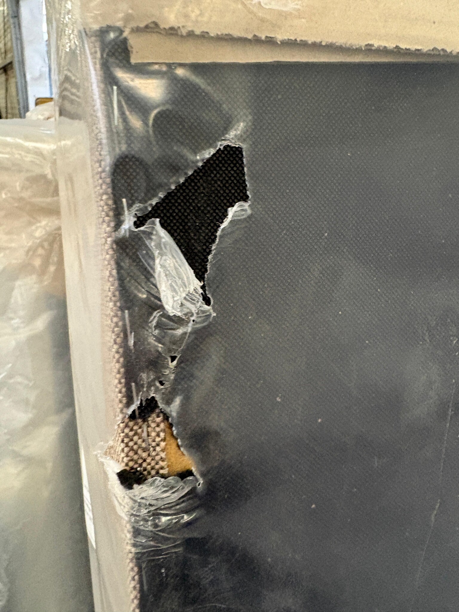 2dekans Opbergboxen met Lade - 180 x 220 DonkerBeige - Diverse Schades - Zonder Hoofdbord