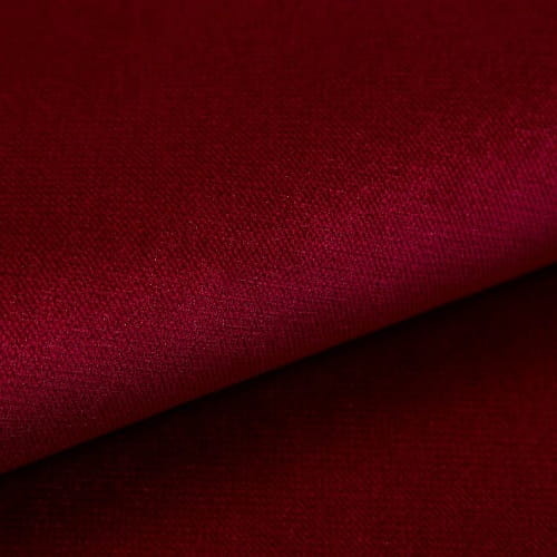 OP=OP Opberg Boxspring Fluweel Fondi 140 x 200 bordeauxrood incl. voetbord