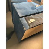 Showroommodel - Slaapbank met opbergruimte Sem | U-bank XL - Links - Salvador Blauw - Stofschade