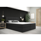 OP=OP Boxspring met opbergruimte Bloss - 140 x 200 Antraciet